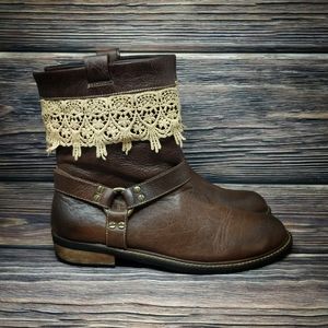 Anthropologie LATIGO ZEPHYR Leather Lace Harness